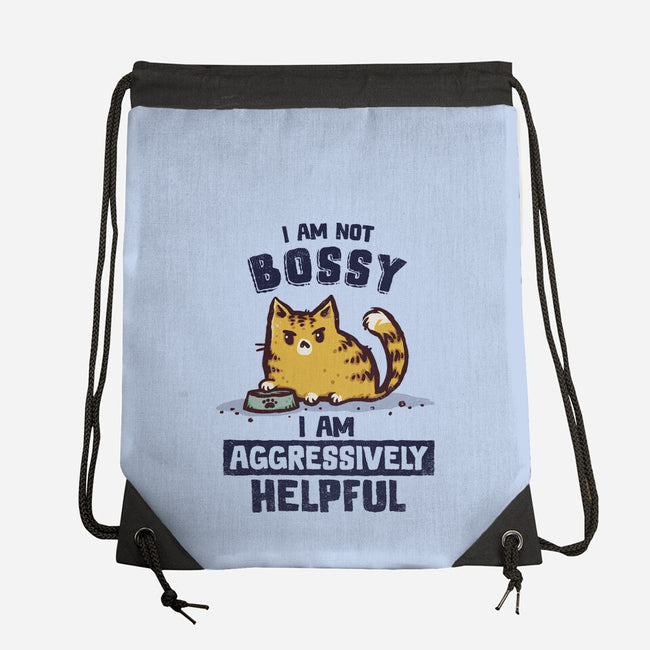 I Am Aggressively Helpful-None-Drawstring-Bag-kg07