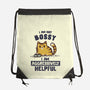 I Am Aggressively Helpful-None-Drawstring-Bag-kg07