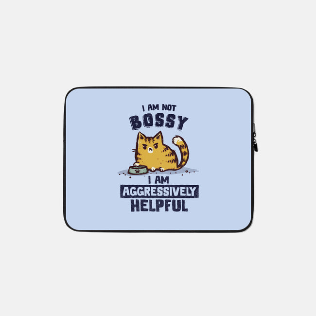 I Am Aggressively Helpful-None-Zippered-Laptop Sleeve-kg07