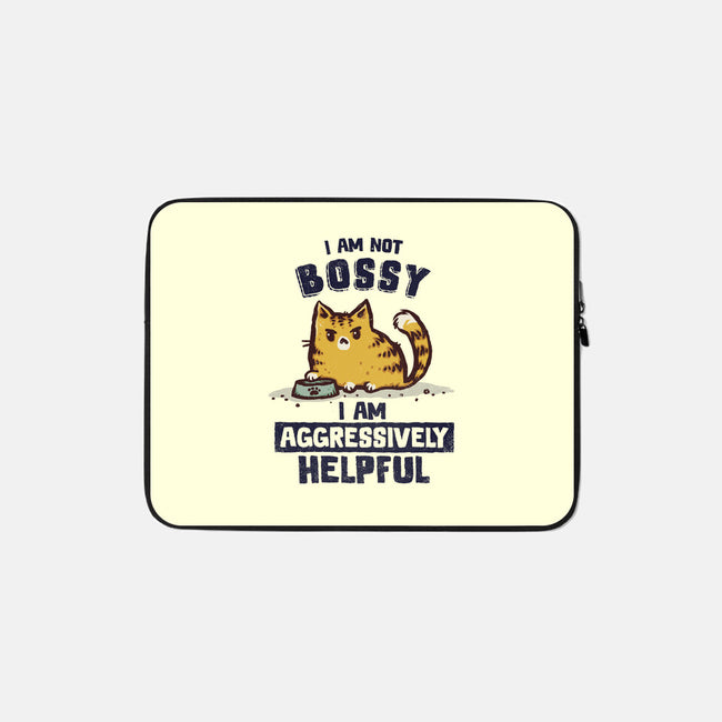 I Am Aggressively Helpful-None-Zippered-Laptop Sleeve-kg07