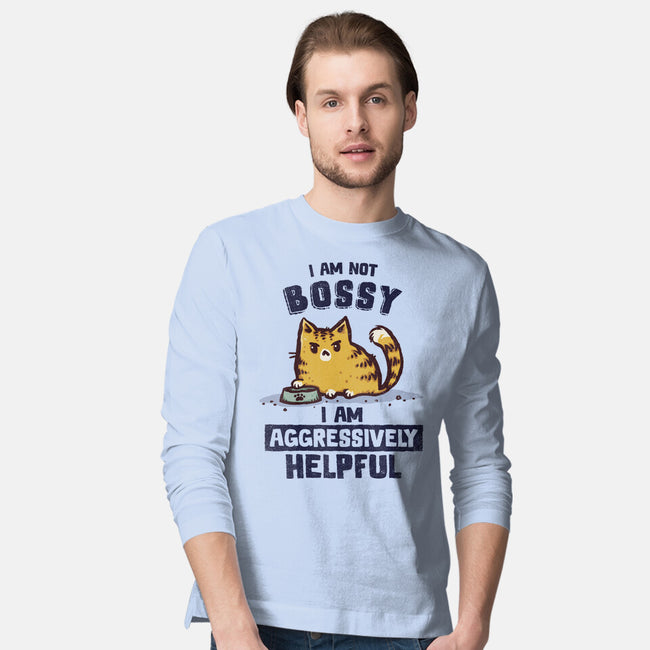 I Am Aggressively Helpful-Mens-Long Sleeved-Tee-kg07