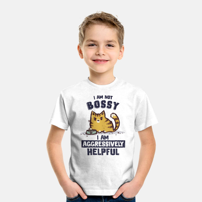 I Am Aggressively Helpful-Youth-Basic-Tee-kg07