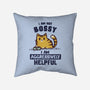 I Am Aggressively Helpful-None-Non-Removable Cover w Insert-Throw Pillow-kg07