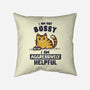 I Am Aggressively Helpful-None-Non-Removable Cover w Insert-Throw Pillow-kg07