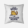 I Am Aggressively Helpful-None-Non-Removable Cover w Insert-Throw Pillow-kg07