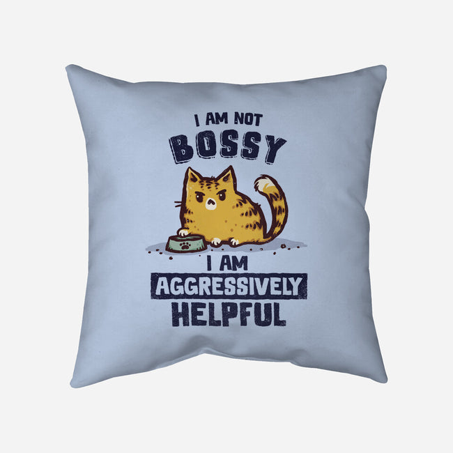 I Am Aggressively Helpful-None-Removable Cover w Insert-Throw Pillow-kg07