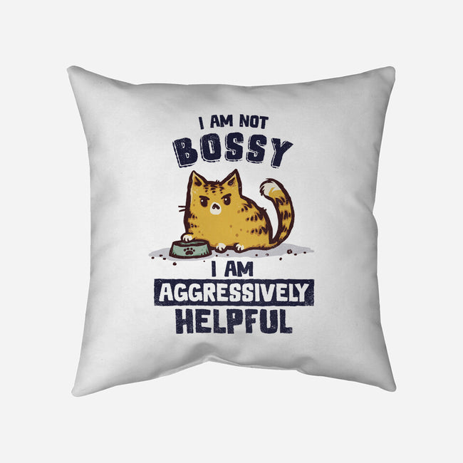 I Am Aggressively Helpful-None-Removable Cover w Insert-Throw Pillow-kg07