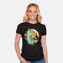 Shore To The Core-Womens-Fitted-Tee-Wheels