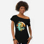 Shore To The Core-Womens-Off Shoulder-Tee-Wheels