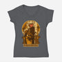 War Never Changes-Womens-V-Neck-Tee-Hafaell