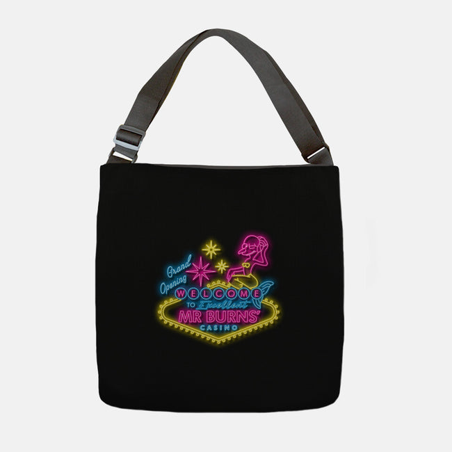 Burns Casino-None-Adjustable Tote-Bag-se7te