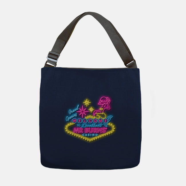 Burns Casino-None-Adjustable Tote-Bag-se7te