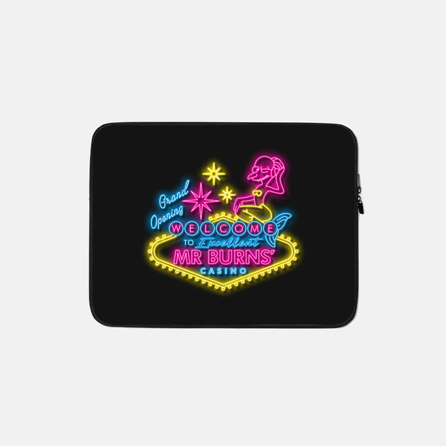 Burns Casino-None-Zippered-Laptop Sleeve-se7te