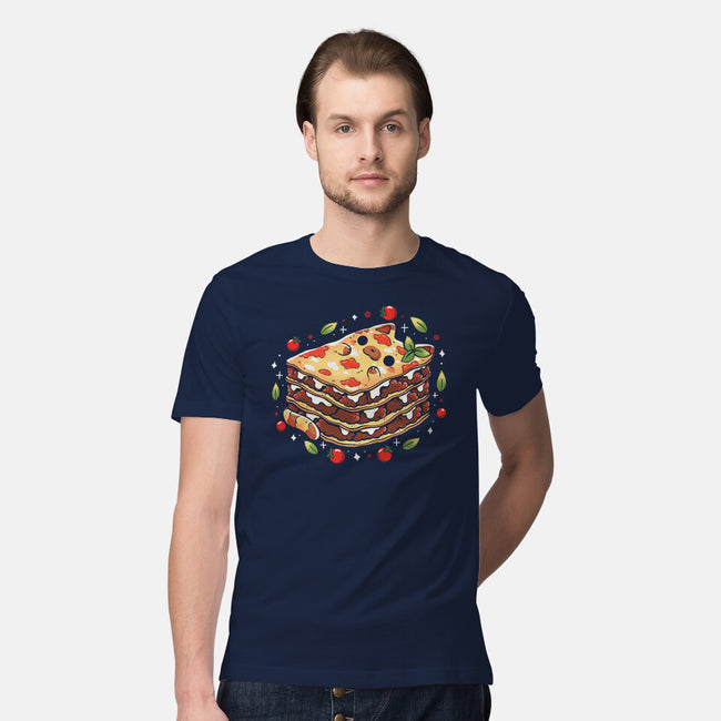 Lasagna Kitten-Mens-Premium-Tee-Vallina84