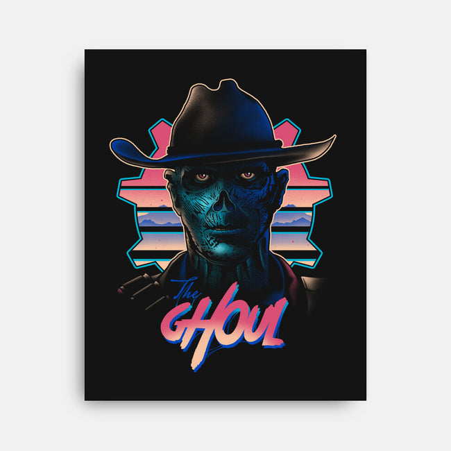 Retro Ghoul-None-Stretched-Canvas-Getsousa!