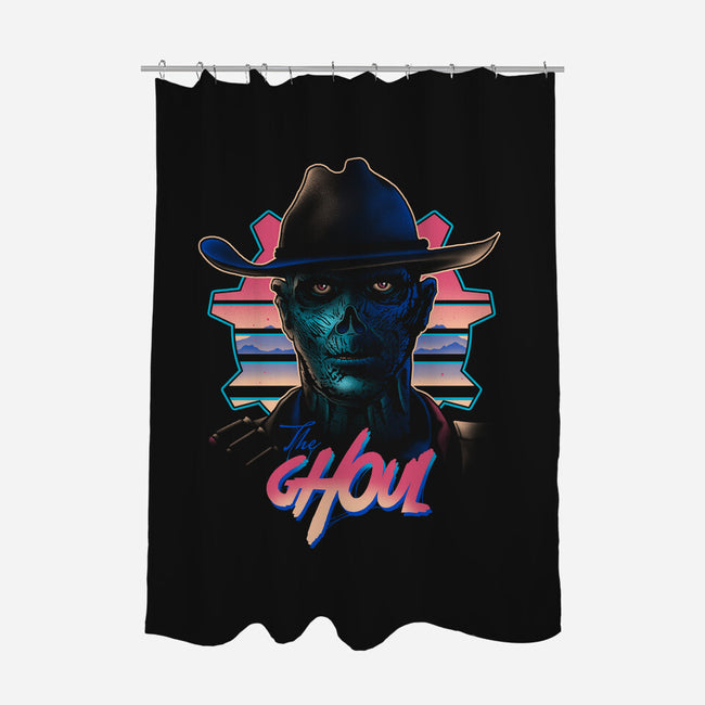Retro Ghoul-None-Polyester-Shower Curtain-Getsousa!