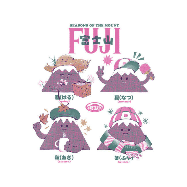 Fuji Seasons-None-Glossy-Sticker-ilustrata