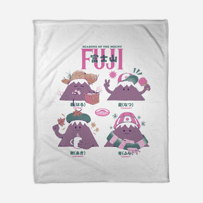 Fuji Seasons-None-Fleece-Blanket-ilustrata