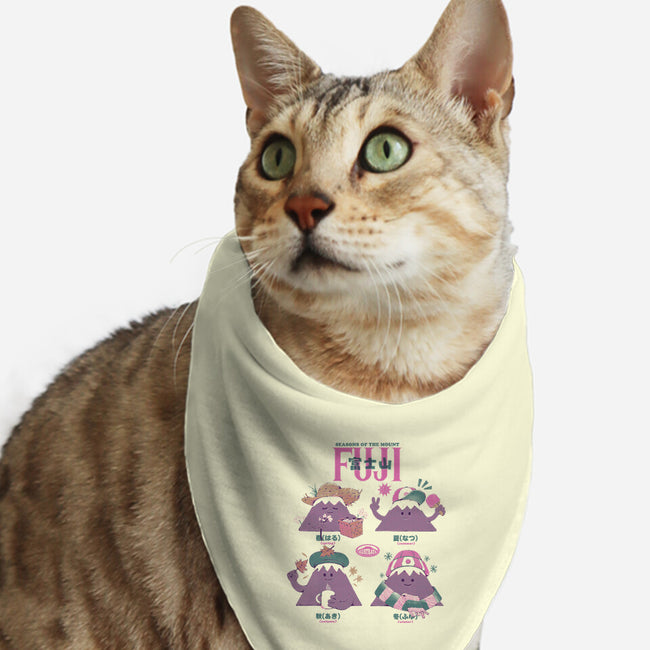 Fuji Seasons-Cat-Bandana-Pet Collar-ilustrata