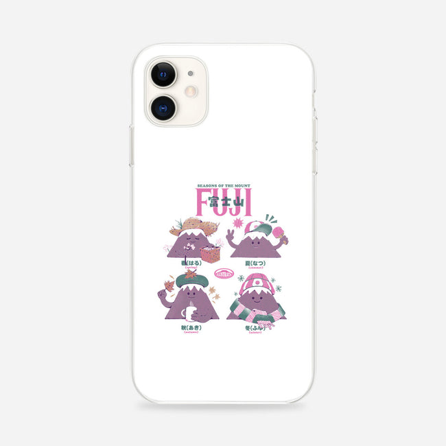 Fuji Seasons-iPhone-Snap-Phone Case-ilustrata