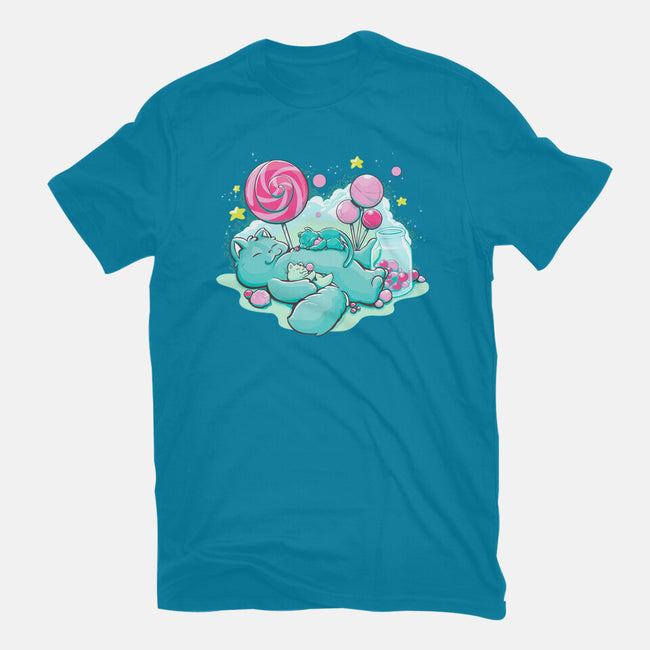 Candy Kitties-Unisex-Basic-Tee-ellr