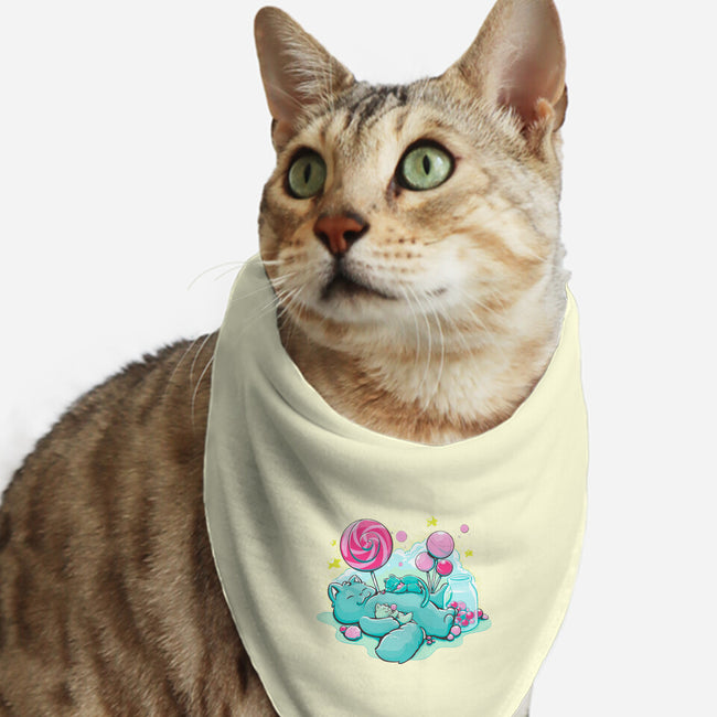 Candy Kitties-Cat-Bandana-Pet Collar-ellr