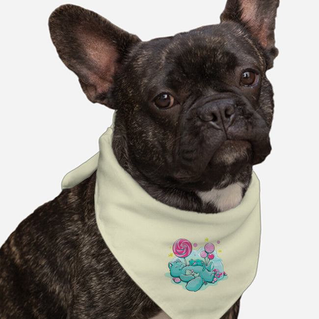 Candy Kitties-Dog-Bandana-Pet Collar-ellr