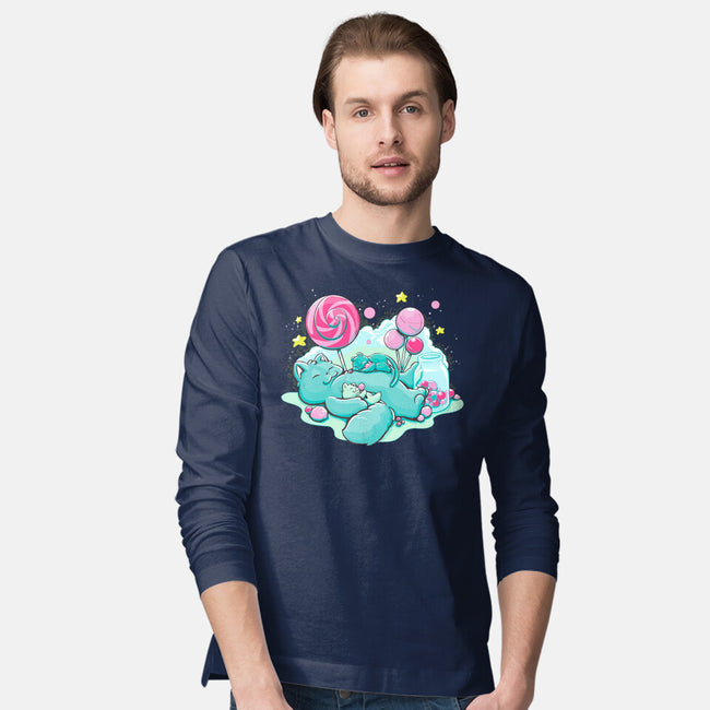 Candy Kitties-Mens-Long Sleeved-Tee-ellr