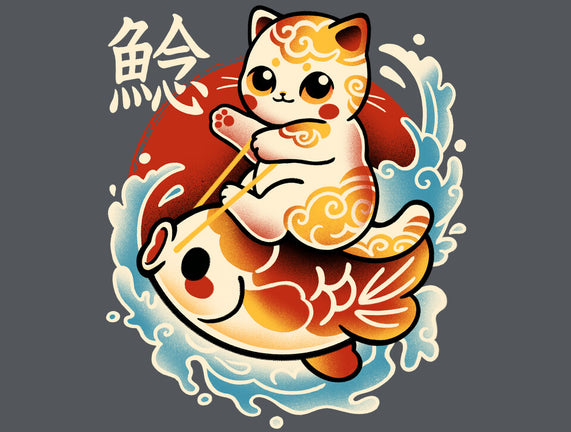 Neko Koi Fish Red Sun