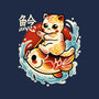 Neko Koi Fish Red Sun-Cat-Adjustable-Pet Collar-NemiMakeit