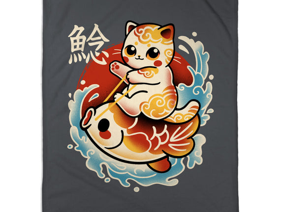 Neko Koi Fish Red Sun