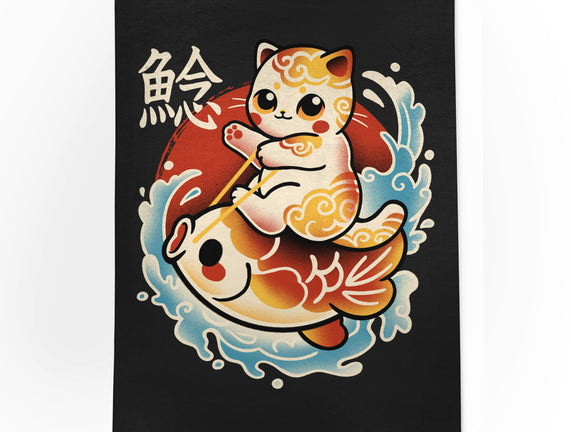 Neko Koi Fish Red Sun