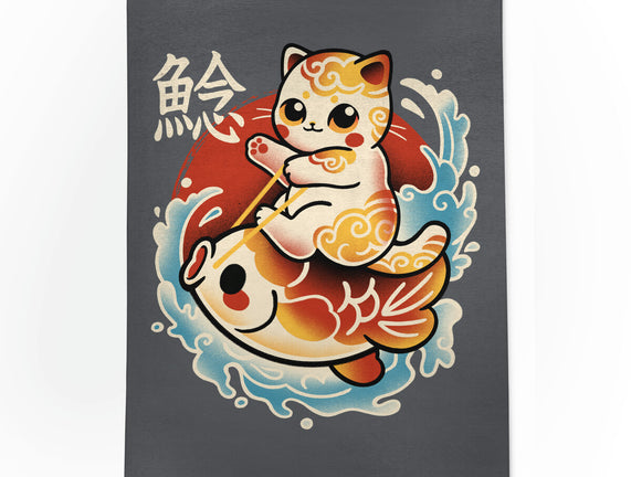 Neko Koi Fish Red Sun