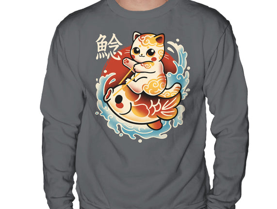 Neko Koi Fish Red Sun