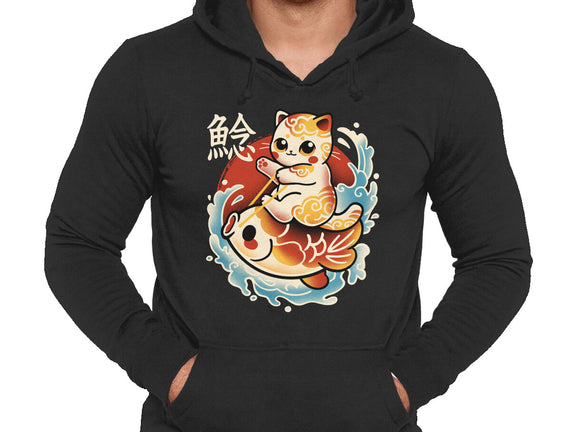 Neko Koi Fish Red Sun