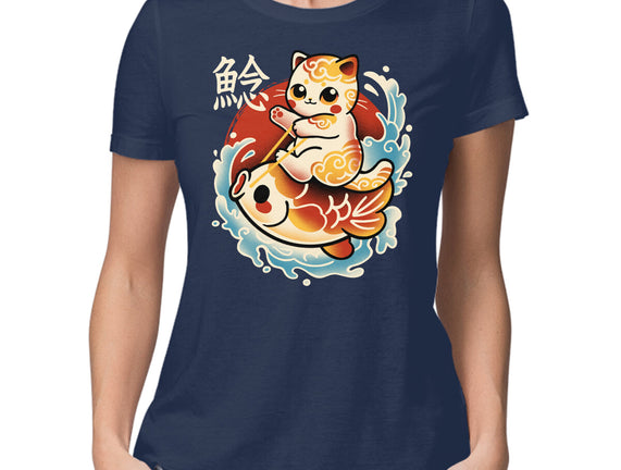 Neko Koi Fish Red Sun