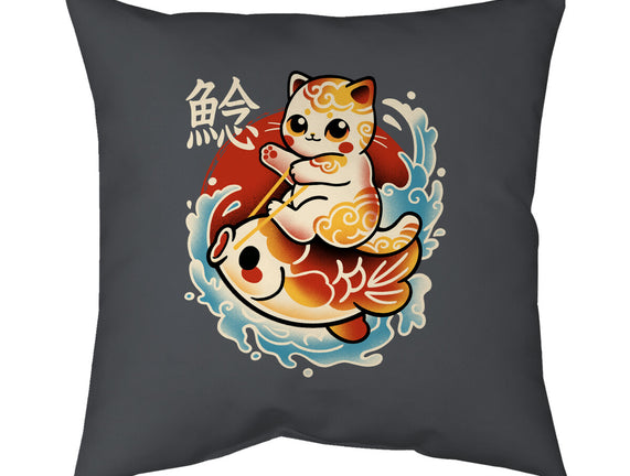 Neko Koi Fish Red Sun