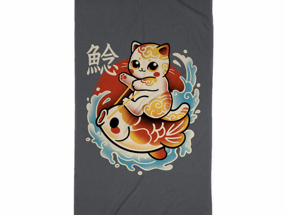 Neko Koi Fish Red Sun