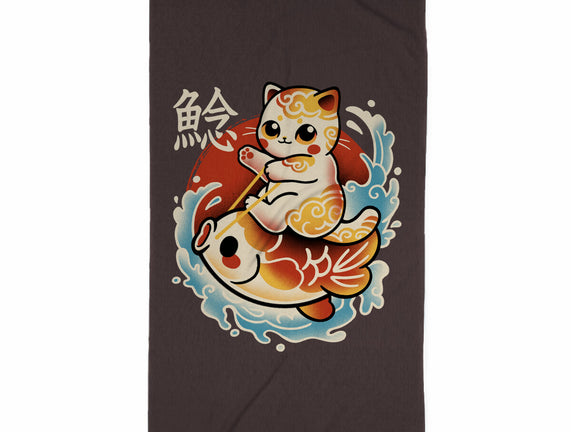 Neko Koi Fish Red Sun