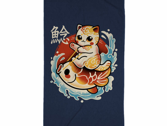 Neko Koi Fish Red Sun