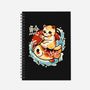 Neko Koi Fish Red Sun-None-Dot Grid-Notebook-NemiMakeit