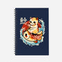 Neko Koi Fish Red Sun-None-Dot Grid-Notebook-NemiMakeit