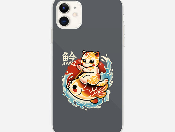 Neko Koi Fish Red Sun