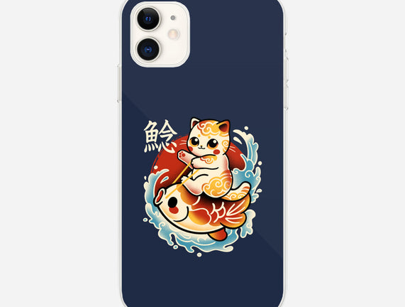 Neko Koi Fish Red Sun