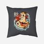 Neko Koi Fish Red Sun-None-Non-Removable Cover w Insert-Throw Pillow-NemiMakeit