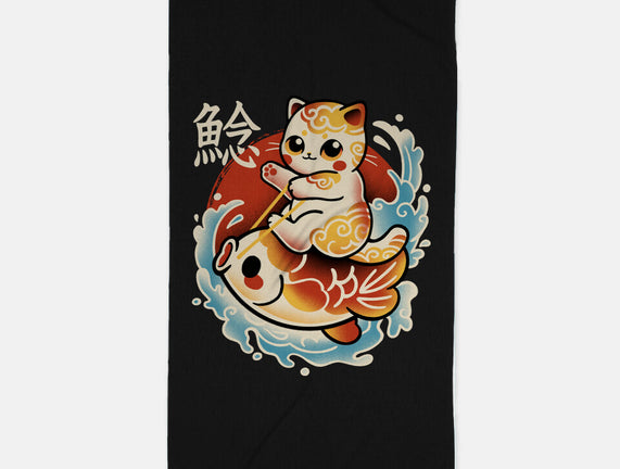 Neko Koi Fish Red Sun