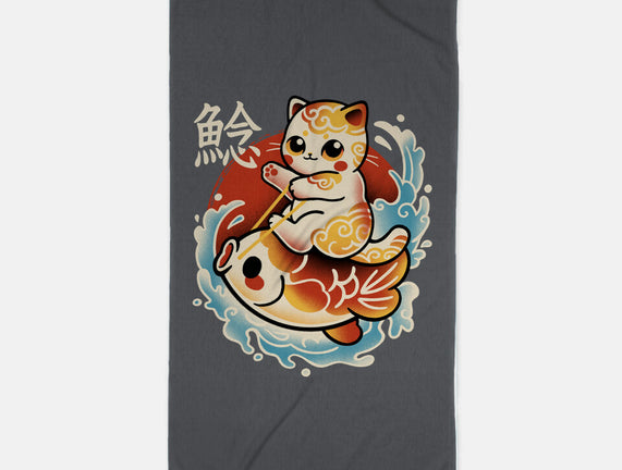 Neko Koi Fish Red Sun