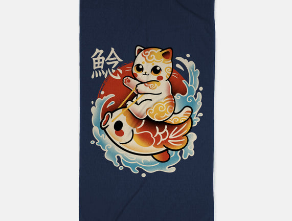 Neko Koi Fish Red Sun