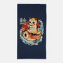 Neko Koi Fish Red Sun-None-Beach-Towel-NemiMakeit