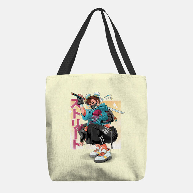 Street Samurai-None-Basic Tote-Bag-Bruno Mota